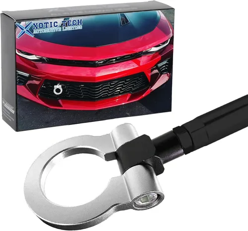 Vista 10 de Xotic Tech Sport Track Racing Style - Gancho de remolque CNC de aluminio con tornillo para parachoques delantero, compatible con Chevrolet Camaro 6ª
