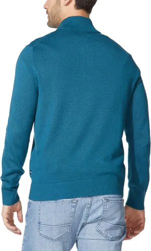 Vista 3 de Nautica - Sudadera con un cuarto de cremallera para hombre