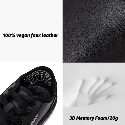 Vista 6 de HOBIBEAR Zapatos deportivos minimalistas anchos para hombre y mujer, sin caída, ligeros y cómodos