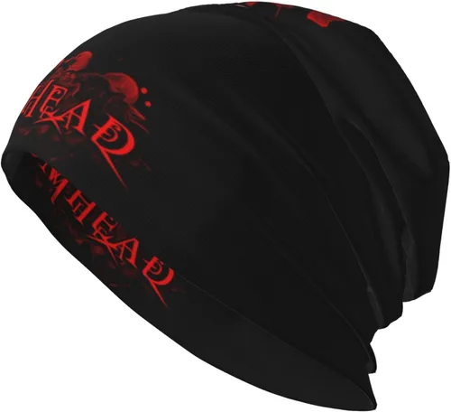 Vista 7 de EUGENEHW Mushroomhead - Gorro de punto para hombre y mujer, color negro, Negro