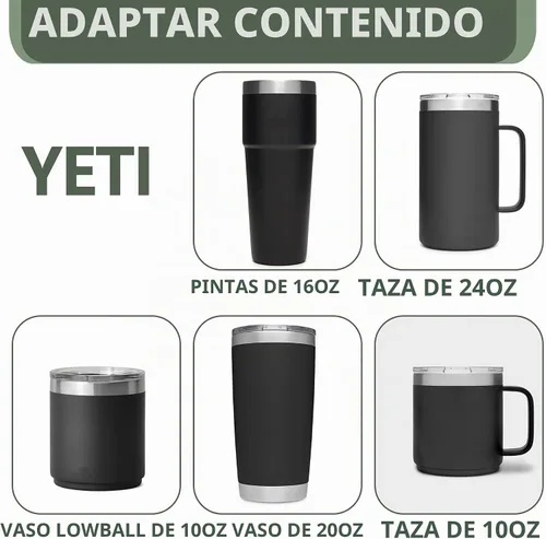 Vista 2 de Tapa para coctelera compatible con YETI Rambler