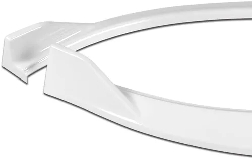 Vista 4 de Kit de 3 bordes de parachoques delantero compatibles con Chevrolet Cruze 2011-2014, alerón de protección divisor estilo STP, difusor de aire
