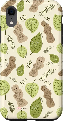 Vista 24 de Funda con diseño de hojas de Groot para iPhone 16 Marvel Studios