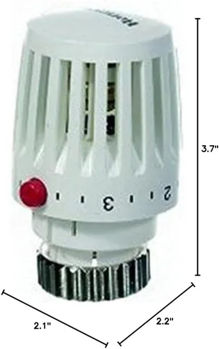 Vista 2 de Honeywell Actuador termostático del radiador T1002W0NA con sensor integral