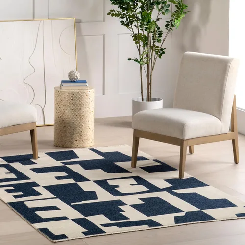 Vista 10 de nuLOOM Versa Collection - Alfombra reversible de 4 x 6 pies, lavable a máquina, resistente a las manchas, fácil almacenamiento, certificado