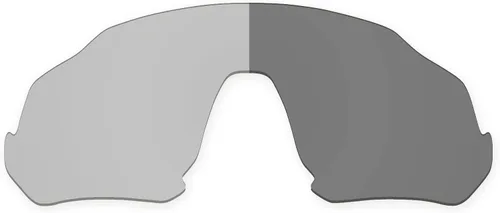 Vista 22 de Lenses Replacement for Oakley Flight Jacket OO9401 Sunglass - Confirm Fit Scratch Resistant Abrigo de espejo negro polarizado