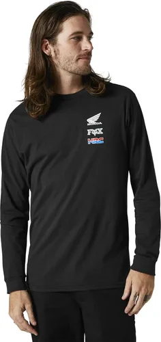 Vista 4 de Fox Racing Camiseta de manga larga Honda para hombre Blanco óptico