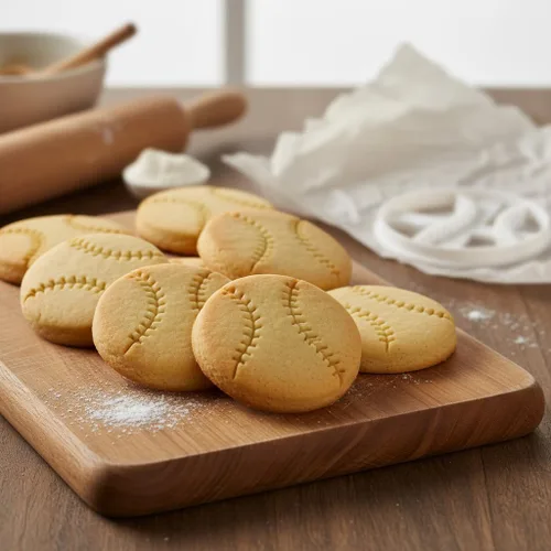 Vista 8 de Juego de 3 cortadores de galletas de sóftbol (diseños: murciélago, guante y bola), 3 piezas - Bakerlogy