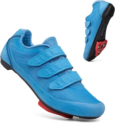 Vista 8 de Mens Womens Indoor Cycling Shoes Compatible with Peloton Bike Shoes Cycling Shoes with Delta Cleats Clip Outdoor Pedal SPD Road Bike Shoes