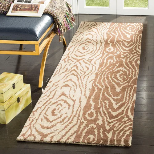 Vista 6 de MARTHA STEWART x SAFAVIEH MSR4534D - Alfombra de lana sintética hecha a mano de 9 x 12 pies, color gris niebla Gris (Grey Mist)