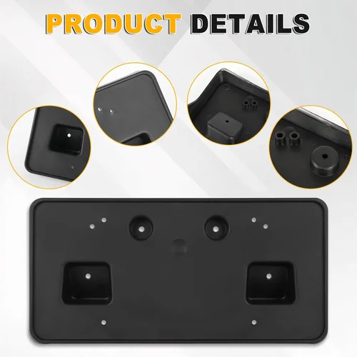 Vista 4 de Marco de matrícula frontal compatible con Chevy Colorado ZR2 2023 2024 2025, soporte de montaje para marco de matrícula, repuesto # 85553155
