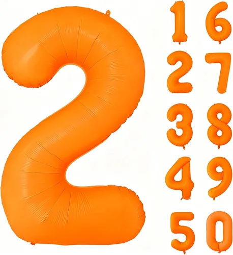 Vista 79 de Globos gigantes de helio de aluminio de 40 pulgadas, color negro, globos digitales grandes del número 0 para decoración de fiesta de cumpleaños