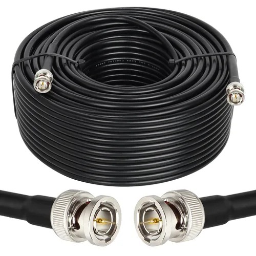 Vista 6 de XRDS -RF Cable SDI de 1 pie, cable de video digital macho BNC 75 ohmios RG59 BNC Cables soporta HD-SDI/3G/6G-SDI/4K/8K (2PCS)