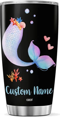 Vista 11 de CUBICER Vaso de café personalizado con tapa, vaso de béisbol con nombre, para amantes del deporte, tazas de viaje, taza de té grande con aislamiento
