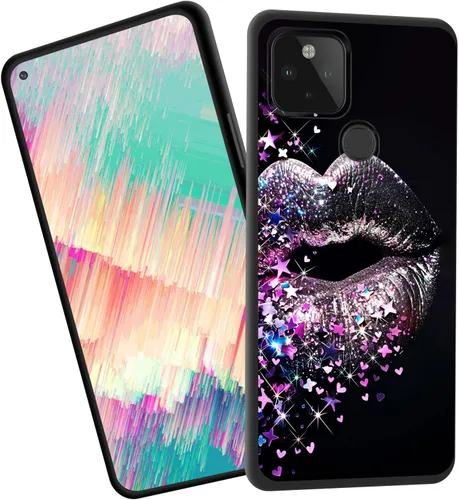 Vista 408 de Funda delgada para Google Pixel 4 XL, funda delgada de silicona de TPU suave a prueba de golpes para Google Pixel 4 XL, astronauta Galaxy