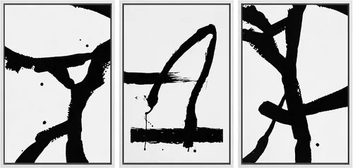 Vista 72 de SIGNWIN Lienzo enmarcado para pared, juego de arte abstracto de serenidad costera, ilustraciones abstractas junto al mar, arte moderno, decorativo