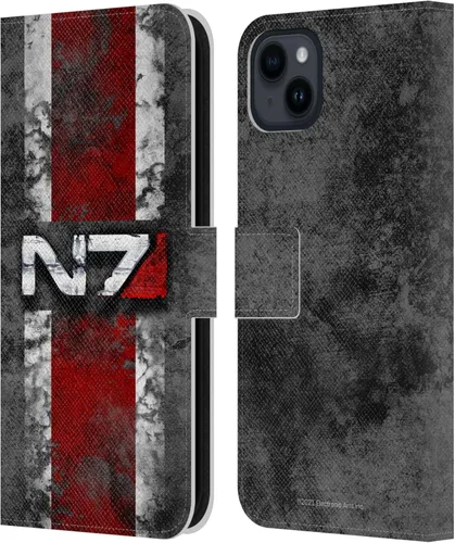 Vista 121 de Head Case Designs Funda de piel con licencia oficial de EA Bioware Mass Effect Cerberus Logo Graphics tipo cartera compatible con Apple iPhone 11