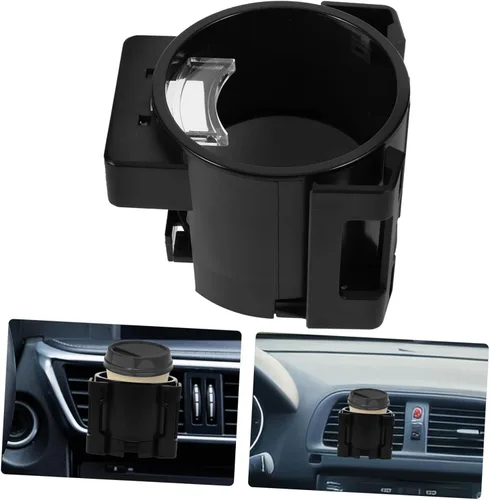 Vista 6 de Portavasos portátil para automóvil, portador de agua, para asiento de taza de agua, portavasos para bebidas, tazas de café automotrices, portavasos