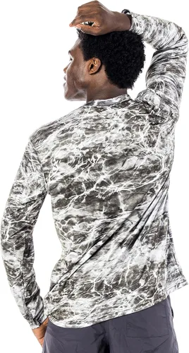 Vista 2 de Vapor Apparel - Camiseta de manga larga para hombre con protección solar UPF 50+ UV
