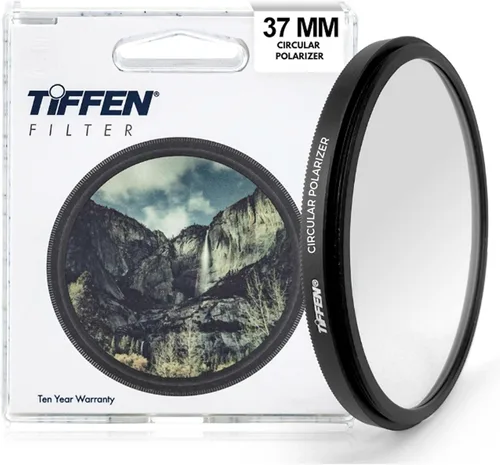 Vista 25 de Filtro polarizador circular CPL de 2.047 in de Tiffen que reduce el deslumbramiento y los reflejos