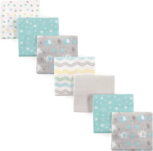 Vista 34 de Luvable Friends Mantas unisex de franela de algodón para bebé, paquete de 84 ABC, talla única