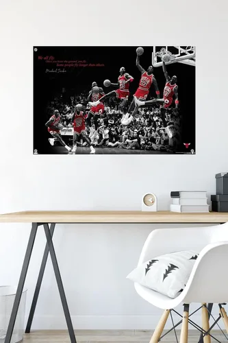 Vista 5 de Michael Jordan - Póster de pared con chinchetas con licencia