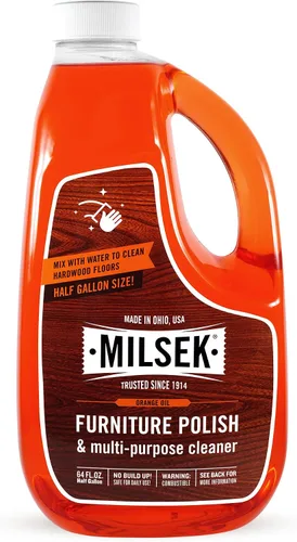 Vista 9 de Milsek ORR-4 Limpiador de Muebles cera, con Aceite de naranja, Transparente, 12 onzas