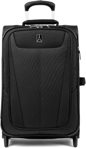 Vista 11 de Maxlite 5 Equipaje Ligero Expandible de Lado Suave con Ruedas Spinner, Negro, Maleta de mano de 20 pulg.