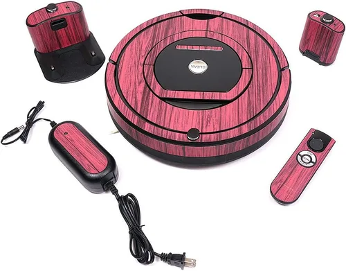 Vista 2 de MightySkins Skin compatible con iRobot Roomba 770 Robot Vacuum - Mármol tailandés rosa Funda protectora de vinilo duradera y única Fácil