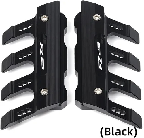 Vista 2 de TCHAU Protectores de horquilla delantera para Yamaha FZ-25 FZ25 FZ 25 Guardabarros de motocicleta, montaje de protección lateral, amortiguador Negro