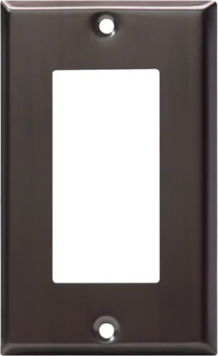 Vista 12 de ENERLITES Placa decorativa de pared metálica para interruptor o tomacorriente, acero inoxidable 201, tapa de tomacorriente, resistente a