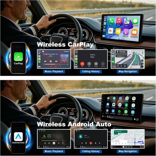 Vista 3 de Estéreo de coche Linux de 9 pulgadas para Honda CR-V CRV 2007-2011 Pantalla táctil IPS Radio de coche con Carplay y Android Auto Soporte Cámara