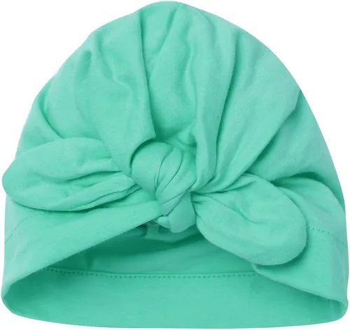 Vista 6 de dPois - Juego de 3 gorros de hospital para recién nacido, con nudo suave y conejo