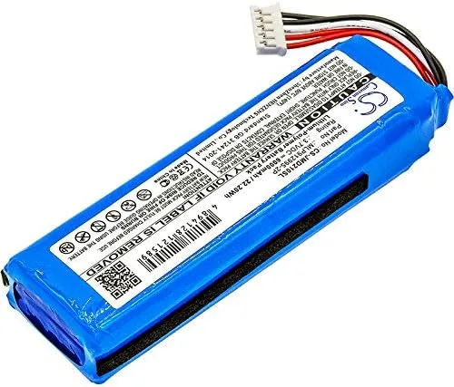 Vista 2 de Batería de repuesto para JBL Charge 2 Plus, Charge 2+ PN: JBL GSP1029102, MLP912995-2P 6000mAh / 22.20Wh