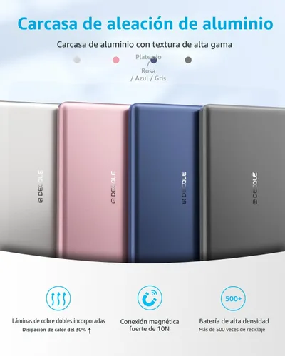 Vista 7 de Banco de energía "Air" para MagSafe 5000mAh Ultra Slim cargador