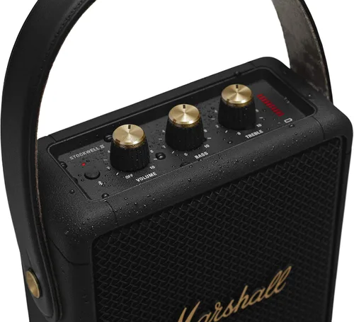 Vista 8 de Marshall Stockwell II - Altavoz Bluetooth portátil, negro y latón