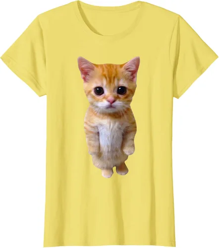 Vista 33 de El Gato Meme Sad Crying Cat Munchkin Kitty Meme Camiseta de moda Small Negro