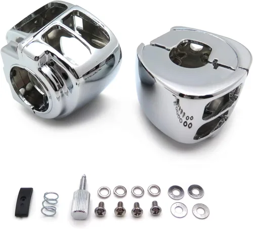 Vista 8 de Para 2009-2013 Harley Davidson Dyna/Sportsters/Softail/V-Rod/Touring Switch Carcasas Cubierta Negro [P/N: MT265-010-BK]