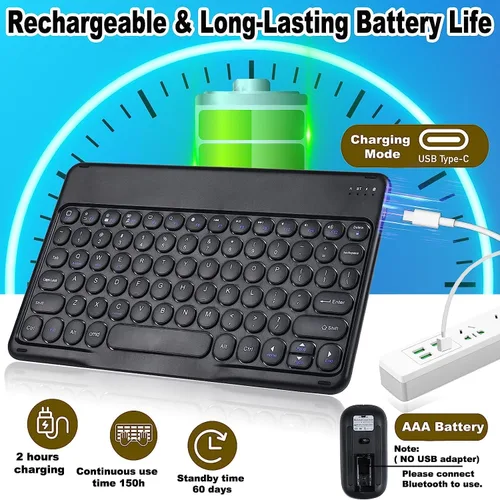 Vista 7 de Ratón inalámbrico de gran ángulo ajustable ergonómico vertical ratón inalámbrico para PC, portátil, computadora, Macbook, 3600 DPI, reposamanos