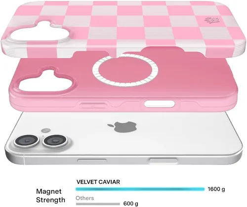 Vista 1281 de VELVET CAVIAR Funda para iPhone 15, compatible con MagSafe, probada contra caídas de 10 pies, fundas protectoras de diseño, leopardo color rosa