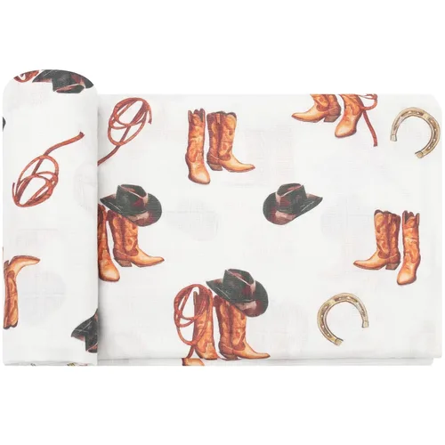 Vista 16 de LifeTree - Mantas de muselina para envolver al bebé, envoltorio de muselina para niños y niñas recién nacidos, manta de recepción, 70% viscosa