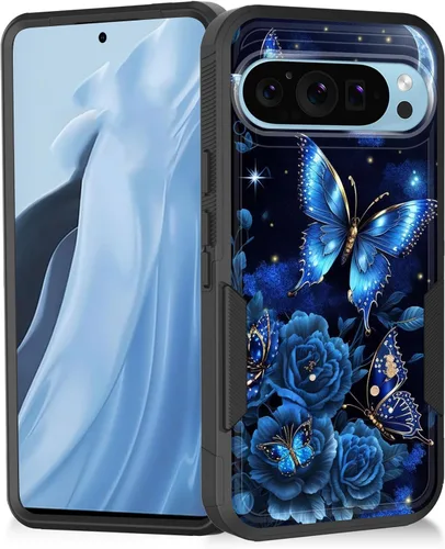 Vista 66 de Funda para Pixel 7a, resistente de doble capa híbrida de policarbonato duro de goma suave a prueba de golpes para Google Pixel 7A 6.1 pulgadas