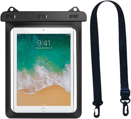 Vista 4 de Funda impermeable para tableta de 8.7-11 pulgadas, bolsa seca para Samsung Galaxy Tab A7 Lite 8.7, S8 11, A7 10.4, A8 10.5, Active Pro 10.1, iPad