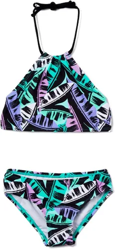 Vista 17 de Kanu Surf Mahina bikini halter de 2 piezas para niñas, traje de baño para playa mahina azul