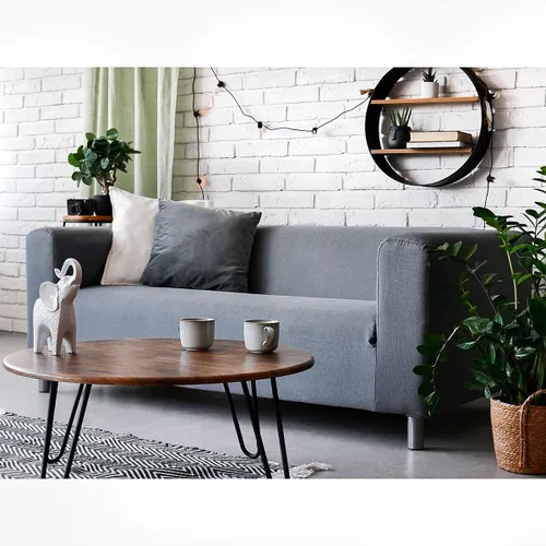 Vista 5 de TLYESD Funda de sofá Klippan de repuesto para funda de sofá IKEA Klippan, funda de sofá Klippan, solo funda (Gris Oscuro)