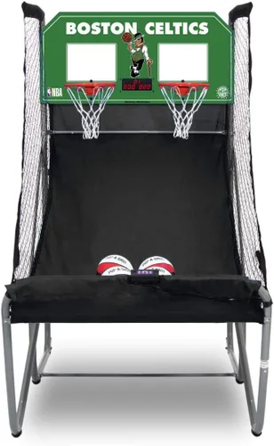 Vista 36 de Pop-A-Shot - Home Dual Shot Arcade Basketball Game with NBA Graphics l Sensor Scoring l 16 Game Modes l 7 Balls l Foldable Storage l for All NBA Fans