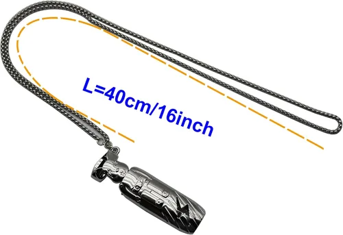 Vista 2 de ZUYOOK La cadena colgante de moda es adecuada para RE-LX de 4 y 5 generaciones de manga protectora colgante cadena de oso con cabeza de metal