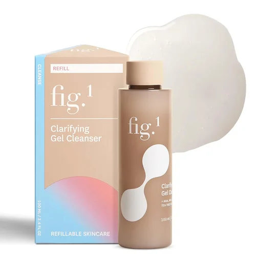 Vista 12 de Fig.1 Limpiador facial hidratante para mujeres Lavado facial suave con glicerina y escualano Fórmula no seca y sin fragancia para pieles