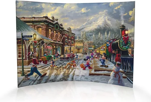 Vista 11 de Disney Brave - Thomas Kinkade Studios - Impresión fotográfica acrílica curvada de 10 x 7 pulgadas - Decoración independiente - Coleccionable