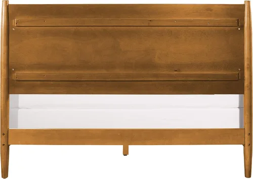 Vista 8 de Crosley Furniture Landon - Juego de cama de madera, bellota, tamaño Queen